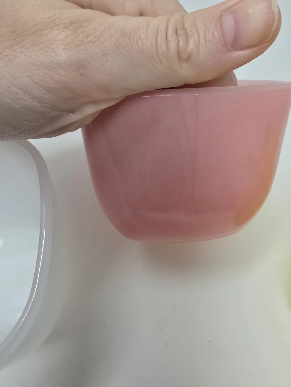 Vintage 1950s Glasbake Milk Glass Square Mugs - Set of 6 Rainbow Colors